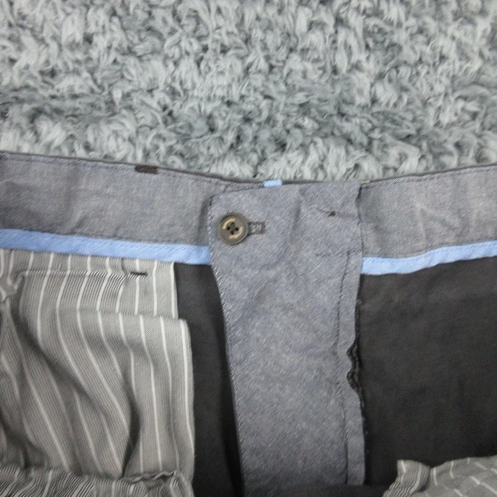 Banana Republic Pants Mens 38x32 Black Gray Mason Chino 37x29*
